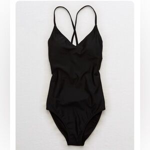 Aerie black one piece MLong